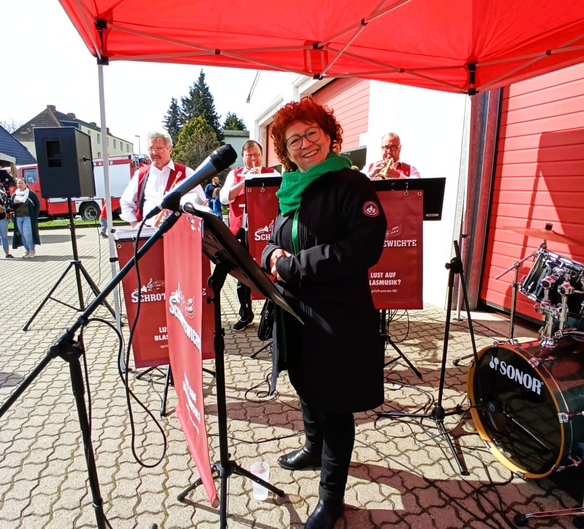 Foto Auftritt Blasmusikkapelle Schrotewichte_Marion
