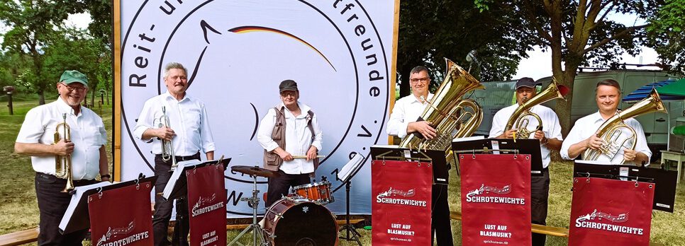 Foto Auftritt Blasmusikkapelle Schrotewichte